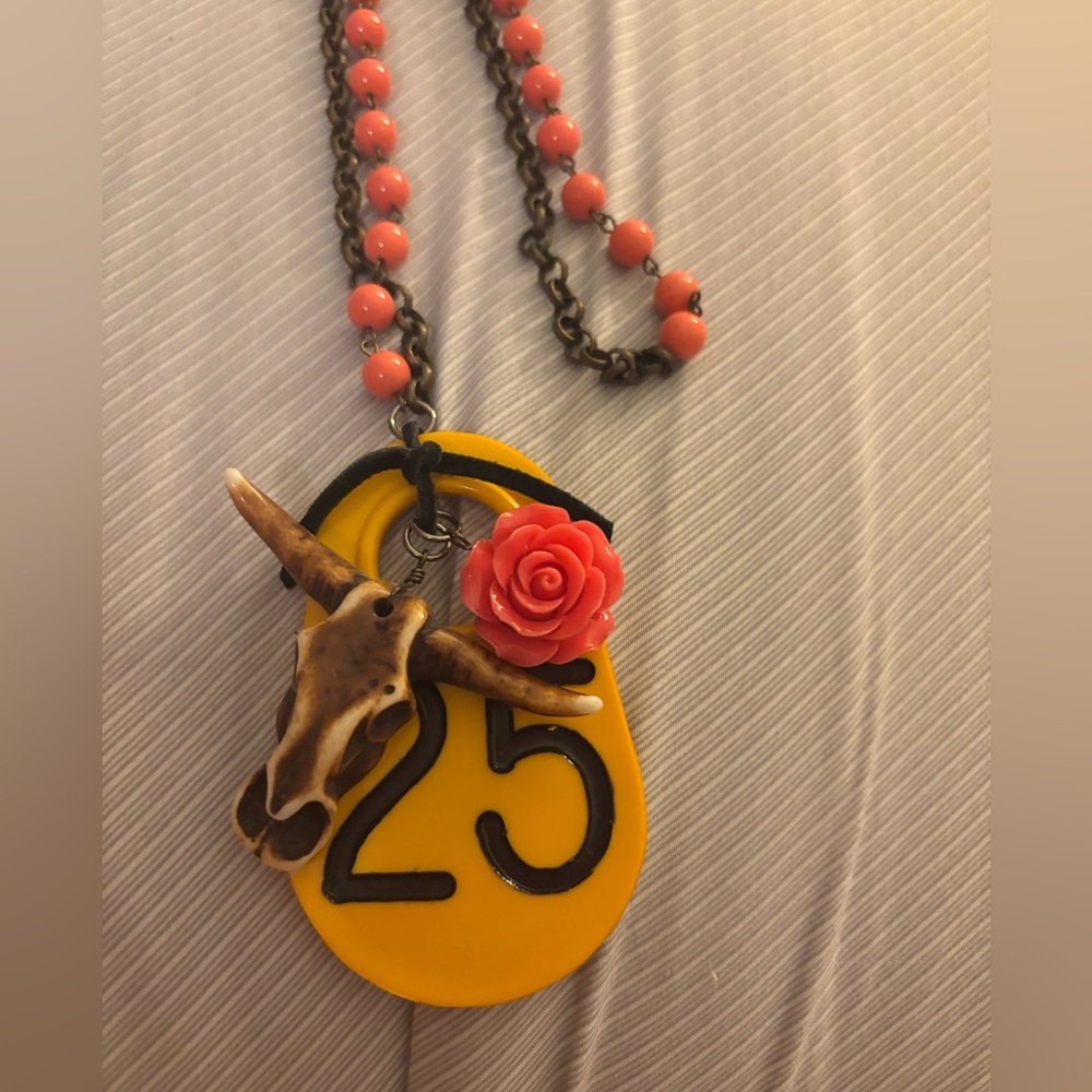 NWOT Necklace Orange/Yellow